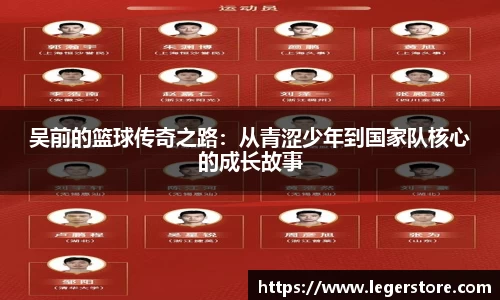 吴前的篮球传奇之路：从青涩少年到国家队核心的成长故事